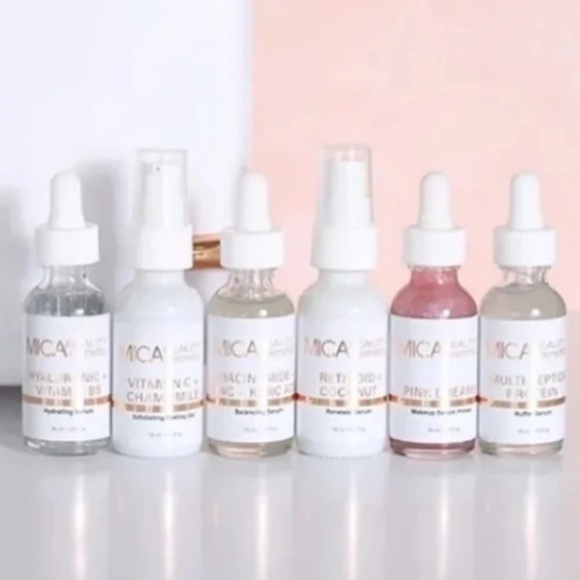 9 Piece Mica Beauty Cosmetics Skincare Set - Picture 2 of 11